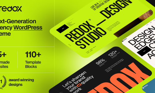 Redox - Creative Agency Portfolio WordPress Theme